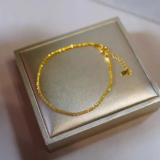 14K Pure Gold Bracelet Fine Jewelry